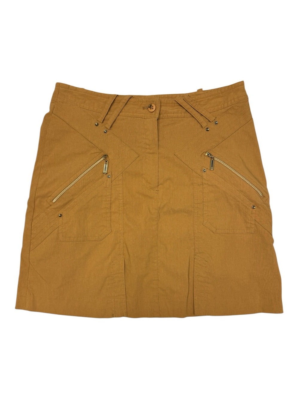 jamie sadock Golden Yellow Mini Skirt with built in shorts underneath.